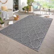 Tenedo Indoor & Outdoor Grijs vloerkleed - Barok Design - 140 X 200 CM