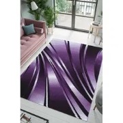 Jaden Modern Paars vloerkleed - Laagpolig - 80 X 300 CM