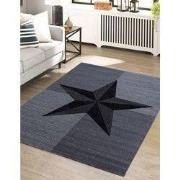 Marlon Modern Grijs vloerkleed - Ster - 200 X 290 CM