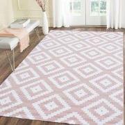 Marlon Modern Roze vloerkleed - Boho - 200 X 290 CM