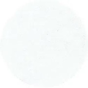 Azure Hoogpolig Effen Wit vloerkleed - Rond - 160 X 160 CM