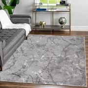 Tamara vloerkleed - Marmer Design Modern Laagpolig - Grijs - 120 X 170...