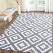 Marlon Modern Grijs vloerkleed - Boho - 280 X 370 CM