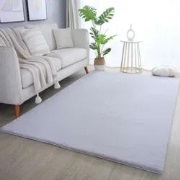 Teresa Hoogpolig Fluffy Zilver vloerkleed - - 80 X 150 CM