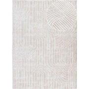Nara Modern Japandi Stijl vloerkleed - Beige - 120 X 170 CM
