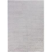 Cara vloerkleed - Cubico Modern Japandi - Zilver - 280 X 370 CM