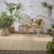 Jute Look Buitenkleed - Ceres Gestreept Naturel - 200 X 290 CM