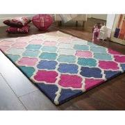 Reverie vloerkleed - Laagpolig - 100% Wol - Barok Design Modern - Roze...