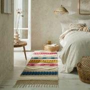 Loper - Medina Modern Jute - Laagpolig - Naturel / Multi 60X230 Cm - 6...