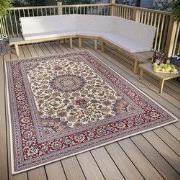 Klassiek Binnen- En Buitenkleed - Kadi Crème/Rood - 200 X 285 CM