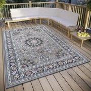 Klassiek Binnen- En Buitenkleed - Kadi Grijs/Blauw - 160 X 235 CM