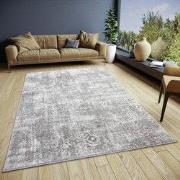 Vintage vloerkleed - Style Grijs/Beige - 67 X 120 CM