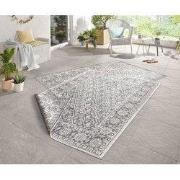 Binnen & Buiten vloerkleed - Curacao Grijs/Crème Omkeerbaar - 80 X 350...