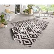 Binnen & Buiten Omkeerbaar vloerkleed - Malta Zwart/Crème - 200 X 290 ...