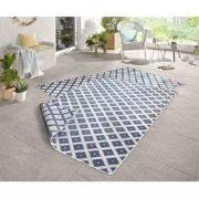 Binnen & Buiten Omkeerbaar vloerkleed - Nizza Blauw/Crème - 80 X 150 C...