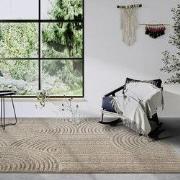 Elle Decoration - Gallery - Hoogpolig vloerkleed - Chappe - Beige - 16...