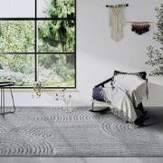 Elle Decoration - Gallery - Hoogpolig vloerkleed - Chappe - Lichtgrijs...