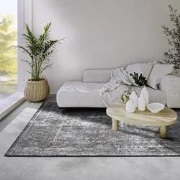 Villeroy & Boch - Laagpolig Vintage vloerkleed - Dorothee - Bruin / Mu...