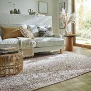 Laagpolig vloerkleed Dream - Handgeweven - Wol - Naturel - 120 x 170 c...
