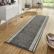 Loper laagpolig Casa - Designer Velours - Grijs - 80x300 cm