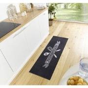 Loper - Homemade - Zwart - 50x150 cm