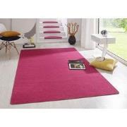 Uni Laagpolig Effen Vloerkleed - Fancy - Roze / Pink - 200x280 cm