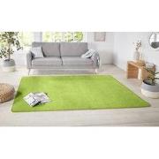 Laagpolig Effen Uni Vloerkleed - Nasty - Groen - 200x300 cm