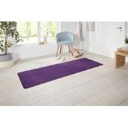 Loper Laagpolig Effen Uni Vloerkleed - Nasty - Paars - 80x150 cm