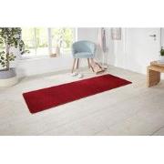Loper Laagpolig Effen Uni Vloerkleed - Nasty - Rood - 80x300 cm