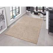 Laagpolig Velours Vloerkleed - Designer Pure - Taupe / Creme - 140x200...
