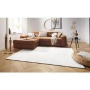 Laagpolig superzacht vloerkleed - Uni - Creme - 80x150 cm