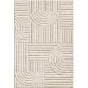Laagpolig vloerkleed Arte - Japandi Stijl - Creme - 120x170 cm