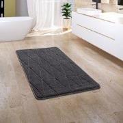 Badkamer Vloerkleed Corina - Antraciet - 50x80 cm