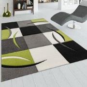 Laagpolig Vloerkleed - Diamesa - Modern - Groen - 80x150 cm