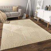 Laagpolig Vloerkleed Lely - Japandi - Beige - 80x150 cm