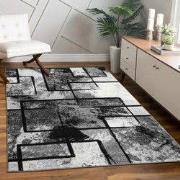 Laagpolig Modern Vloerkleed Modilia - Grijs - 160x230 cm