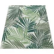 Binnen en Buitenkleed Ostivia - Gebloemd - Groen - 140x200 cm