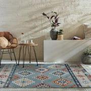 Binnen & Buitenkleed Avery - Blauw - 80x230 cm