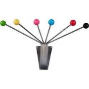 Hat Rack Neptune Chrome w. Coloured Balls Large