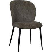 LABEL51 Eetkamerstoel Vino - Hunter - Elite - Zwart Metalen Frame