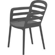 Formello armstoel - antraciet