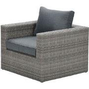 Orangebird lounge fauteuil - organic grey - reflex black