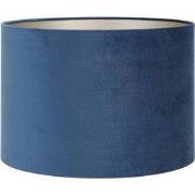 Light & Living - kap - Velours - blauw - textiel - Ø 20cm - E27 - 2220...