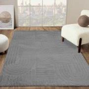 Japandi vloerkleed – Eve Grijs - 230x330 cm