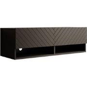 Meubella - TV-Meubel Asino - Zwart Visgraat - 100 cm