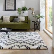 Hoogpolig Vloerkleed - Atlas Berber - Ivory / Creme - 160x230 cm