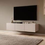 Meubella - TV-Meubel Calgary - Beige - 150 cm - Hangend of Staand