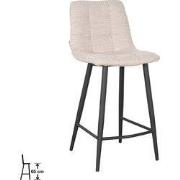 LABEL51 Barkruk Jelt - Naturel - Boucle - Laag