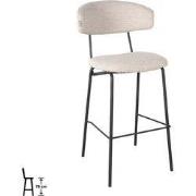 LABEL51 Barkruk Zack - Naturel - Boucle - Hoog