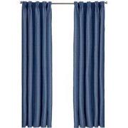 Larson - Luxe geweven blackout gordijn - met haken - 1.5m x 2.5m - Don...